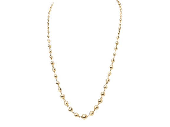 Collier Collier marseillais en or jaune 18 carats à boules dégradées 58 Facettes 33780