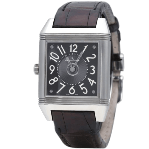 Montre Jaeger-LeCoultre Reverso Squadra Lady Duetto - Montre en acier 58 Facettes MT46840