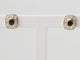 Boucles d'oreilles Boucles d'oreilles en or jaune, saphirs et diamants 58 Facettes 33450
