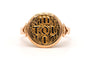 Bague 57 Bague Toi et Moi années 70 en or jaune 18 carats 58 Facettes 23847