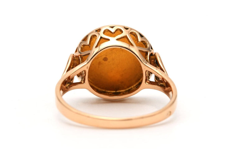 Bague 57 Bague Toi et Moi années 70 en or jaune 18 carats 58 Facettes 23847