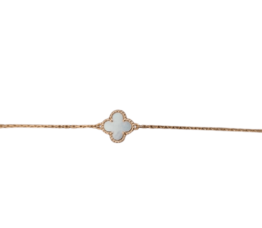 Bracelet Van Cleef & Arpels Sweet Alhambra - Bracelet en or jaune et nacre 58 Facettes jnci62