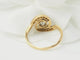 Bague 54.5 Bague tourbillon en or jaune et blanc 18 kt et diamants 58 Facettes 33317