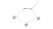 Bracelet Poiray Cœur Entrelacé - Bracelet en or blanc 58 Facettes 32973
