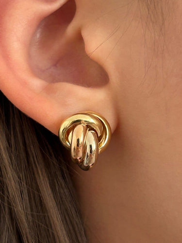 Boucles d'oreilles Boucles d'oreilles nœud en or 18K 58 Facettes 272