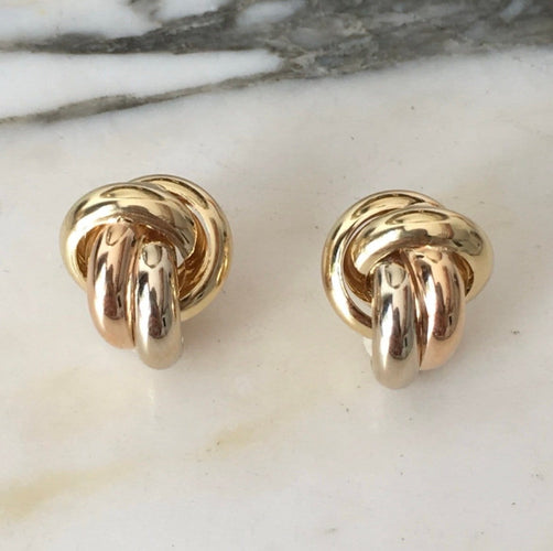 Boucles d'oreilles Boucles d'oreilles nœud en or 18K 58 Facettes 272