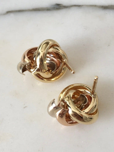 Boucles d'oreilles Boucles d'oreilles nœud en or 18K 58 Facettes 272