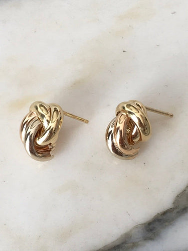 Boucles d'oreilles Boucles d'oreilles nœud en or 18K 58 Facettes 272