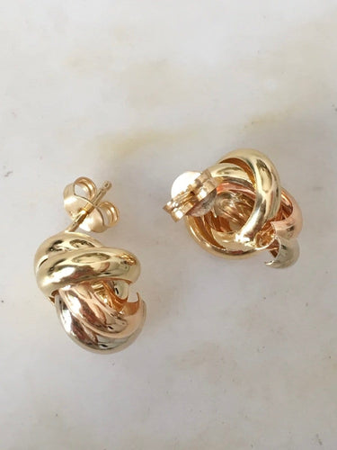 Boucles d'oreilles Boucles d'oreilles nœud en or 18K 58 Facettes 272