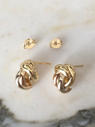 Boucles d'oreilles Boucles d'oreilles nœud en or 18K 58 Facettes 272