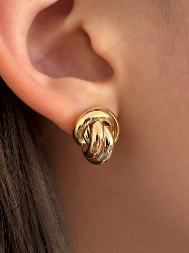Boucles d'oreilles Boucles d'oreilles nœud en or 18K 58 Facettes 272