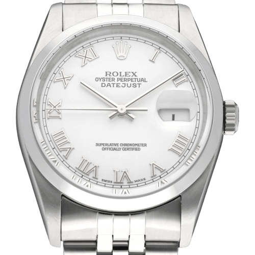 Montre Rolex - Montre Datejust 16200 en acier 58 Facettes ROL/DJ1/1434