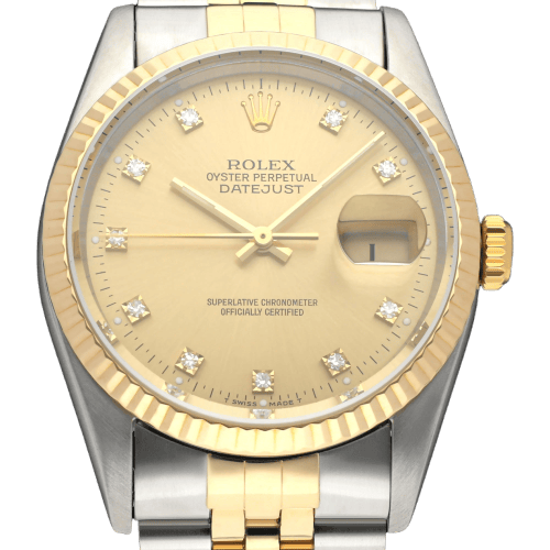 Montre Rolex - Montre Datejust 16233G en or et acier 58 Facettes ROL/DJ1/1441