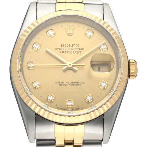 Montre Rolex - Montre Datejust 16233G en or et acier 58 Facettes ROL/DJ1/1448