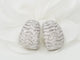 Boucles d'oreilles Boucles d'oreilles pavées en or blanc et diamants 58 Facettes 33113