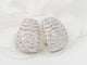 Boucles d'oreilles Boucles d'oreilles pavées en or blanc et diamants 58 Facettes 33113