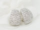 Boucles d'oreilles Boucles d'oreilles pavées en or blanc et diamants 58 Facettes 33113