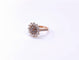 Bague 51 Gemmyo Lefkos - Bague marguerite en or rose et diamants 58 Facettes Gmyo-2370