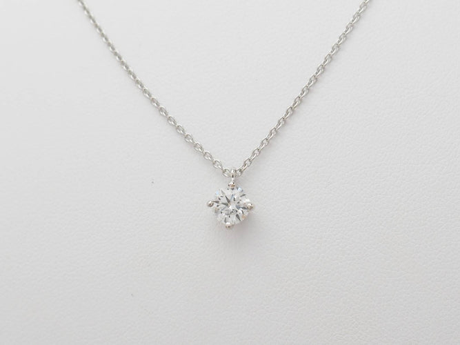Collier Collier solitaire en or blanc et diamant 0,70 ct 58 Facettes 31878
