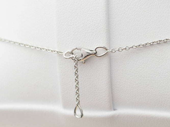 Collier Collier solitaire en or blanc et diamant 0,70 ct 58 Facettes 31878