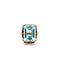 Bague 57 Bague en or jaune et topaze bleue 58 Facettes 50470