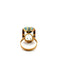 Bague 57 Bague en or jaune et topaze bleue 58 Facettes 50470