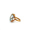 Bague 57 Bague en or jaune et topaze bleue 58 Facettes 50470