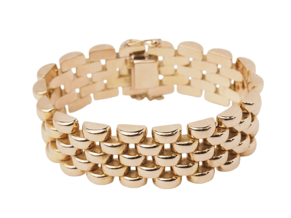 Bracelet Bracelet maille grain de riz en or rose 58 Facettes 33082