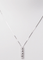 Collier Collier cravate en or blanc et diamants 58 Facettes 31978