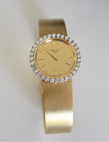 Montre Chopard - Montre en or jaune 18 carats et diamants 58 Facettes CHO-700