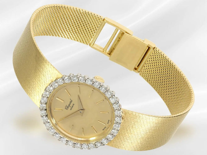 Montre Chopard - Montre en or jaune 18 carats et diamants 58 Facettes CHO-700