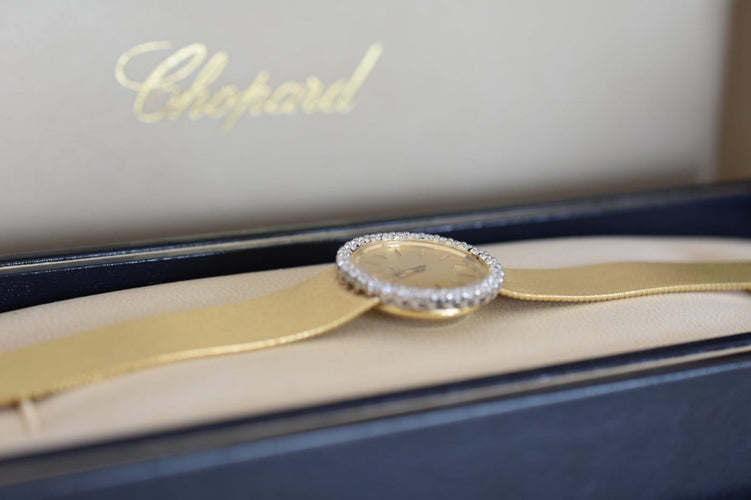 Montre Chopard - Montre en or jaune 18 carats et diamants 58 Facettes CHO-700