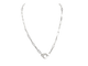 Collier Dinh Van - Collier Menottes R12 en or blanc et diamants 58 Facettes 33175