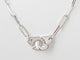 Collier Dinh Van - Collier Menottes R12 en or blanc et diamants 58 Facettes 33175