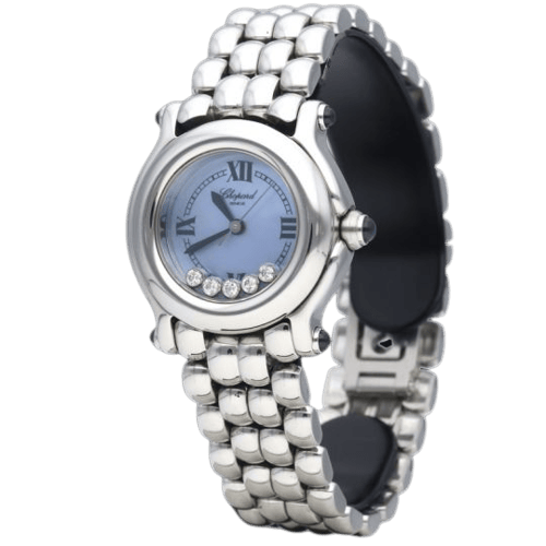 Montre Chopard Happy Sport - Montre Mini en acier cadran nacré 58 Facettes MT44769