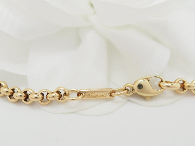 Collier Chopard Happy Diamonds - Collier en or jaune et diamant 58 Facettes 33244