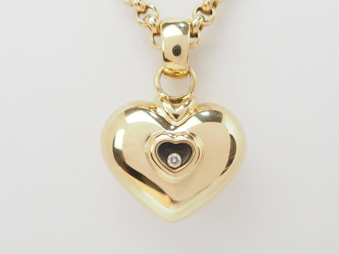 Collier Chopard Happy Diamonds - Collier en or jaune et diamant 58 Facettes 33244