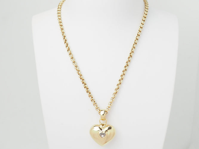 Collier Chopard Happy Diamonds - Collier en or jaune et diamant 58 Facettes 33244