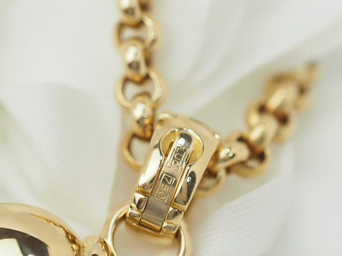Collier Chopard Happy Diamonds - Collier en or jaune et diamant 58 Facettes 33244
