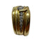 Bague 54 Bague design croisé en or jaune et diamants 58 Facettes 330083257