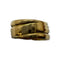 Bague 54 Bague design croisé en or jaune et diamants 58 Facettes 330083257