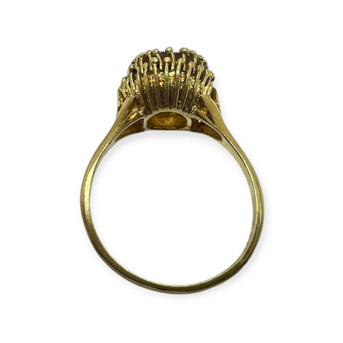 Bague 56 Bague en or jaune 750 et citrine 58 Facettes 330095614