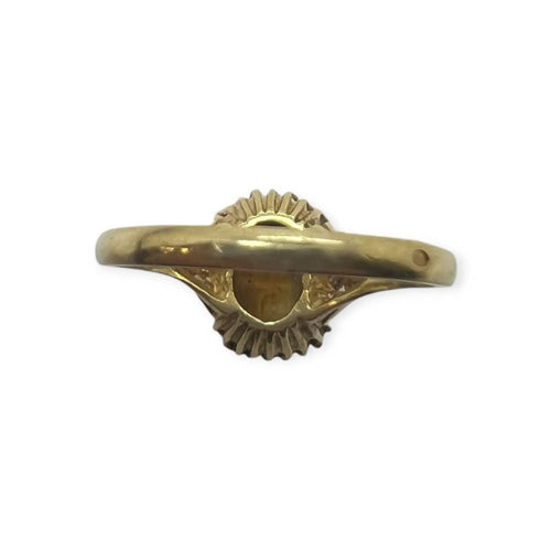 Bague 56 Bague en or jaune 750 et citrine 58 Facettes 330095614
