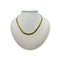 Collier Collier maille anglaise en or jaune 750 58 Facettes 330094074