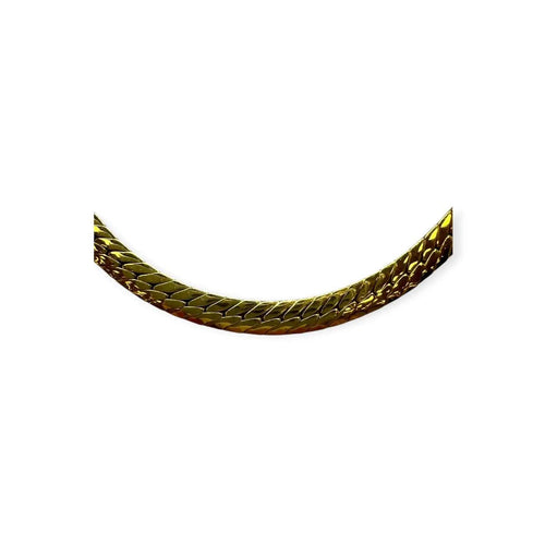 Collier Collier maille anglaise en or jaune 750 58 Facettes 330094074