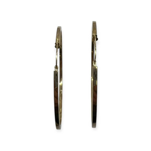 Boucles d'oreilles Créoles en or jaune 18K 58 Facettes 330093600