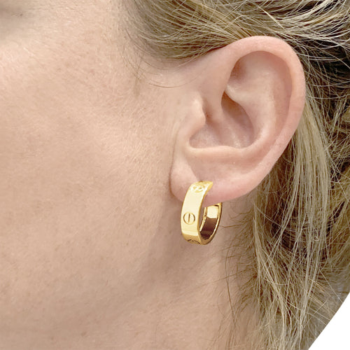 Boucles d'oreilles Cartier Love - Boucles d'oreilles en or jaune 58 Facettes 35721