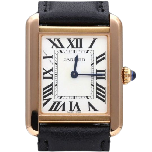 Cartier Tank Solo - Yellow gold and steel watch 