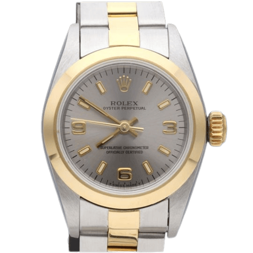 Montre Rolex Oyster Perpetual Lady - Montre en or jaune et acier 58 Facettes MT46913