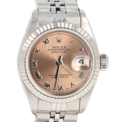 Rolex Lady-Datejust - Hodinky 26 mm z oceli a bílého zlata 